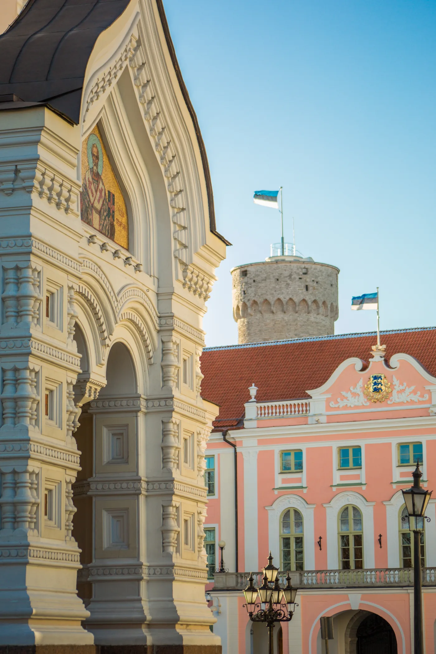 Historic architecture in Tallinn, Estonia